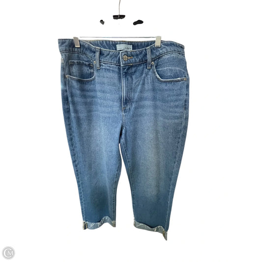 Jeans Straight By Loft In Blue, Size: 10