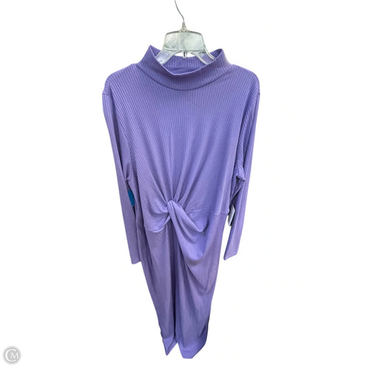 Dress Casual Maxi By Eloquii In Purple, Size: 22