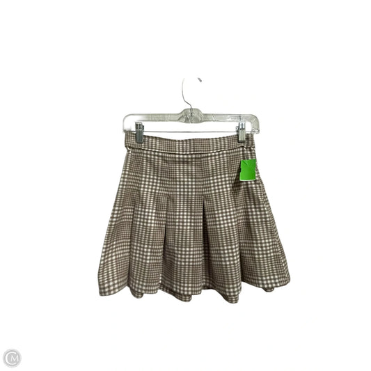 Skirt Mini & Short By Clothes Mentor In Brown, Size: S