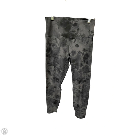 Athletic Leggings By Lululemon In Tie Dye Print, Size: 8