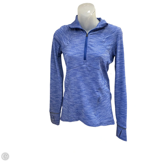 Athletic Jacket By Lululemon In Blue, Size: 4