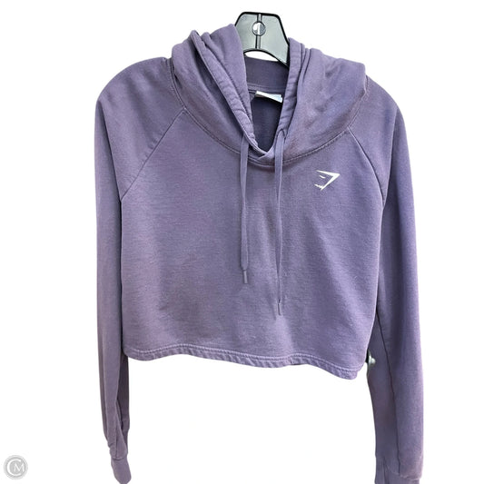 Sweatshirt Hoodie By Gym Shark In Purple, Size: Xl