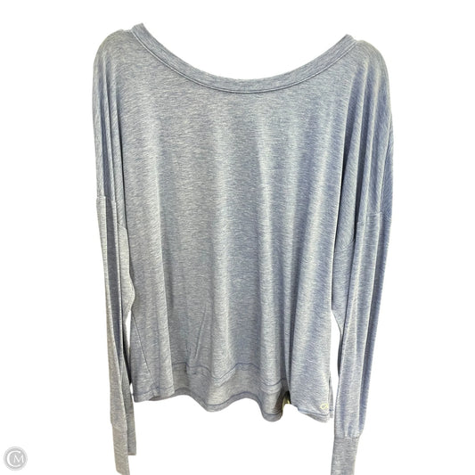 Athletic Top Long Sleeve Crewneck By Gapfit In Blue, Size: Xl