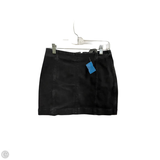 Skirt Mini & Short By Wild Fable In Black Denim, Size: 6