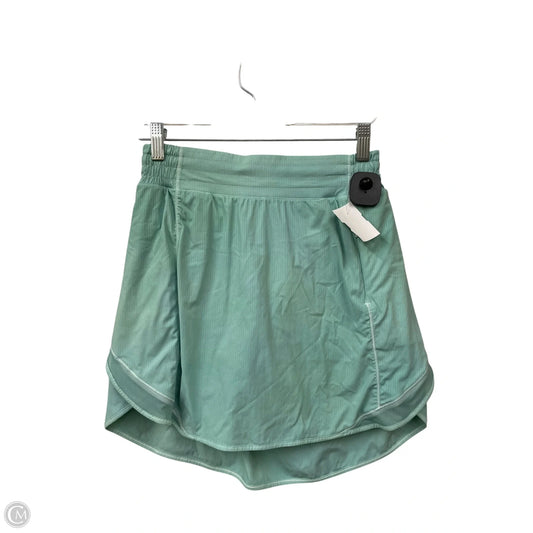 Athletic Shorts By Lululemon In Green, Size: S
