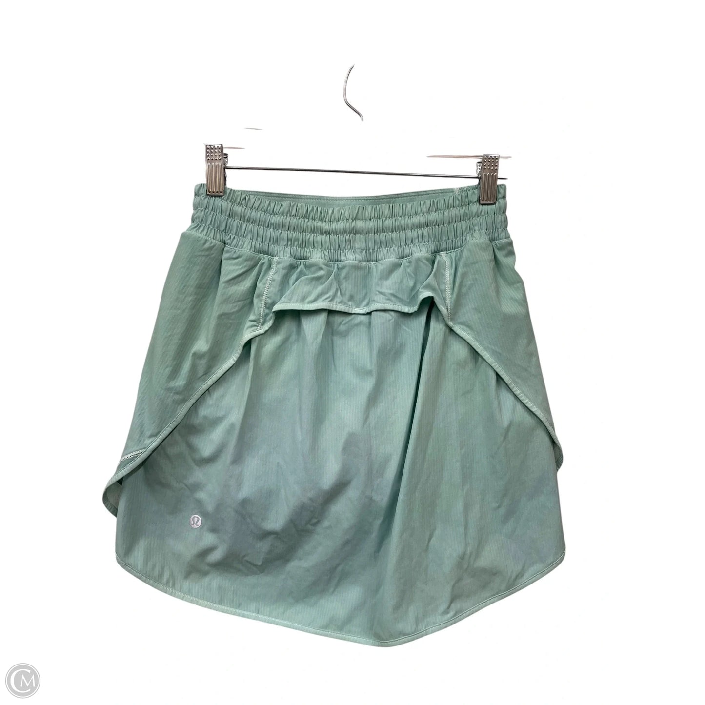 Athletic Shorts By Lululemon In Green, Size: S