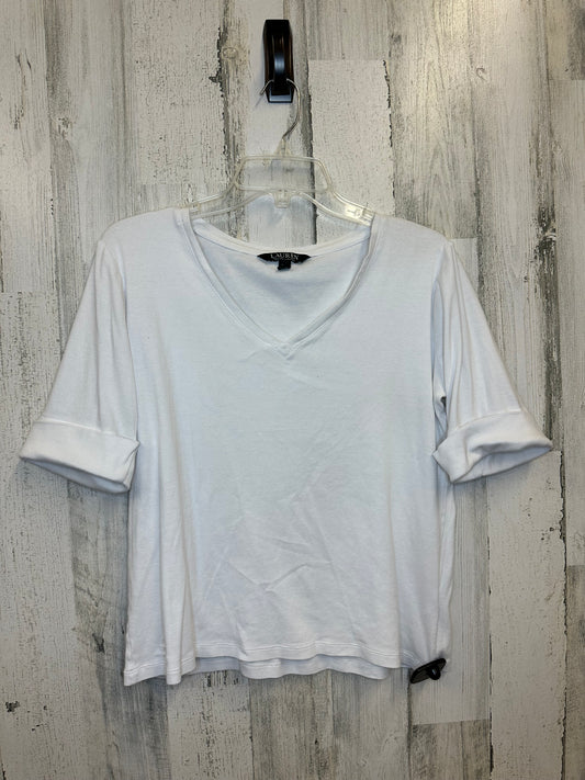 Top Short Sleeve Basic By Lauren By Ralph Lauren  Size: L